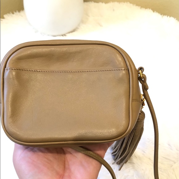 YSL Authentic Deep Beige Napa Blogger Mini Bag. - Picture 8 of 9